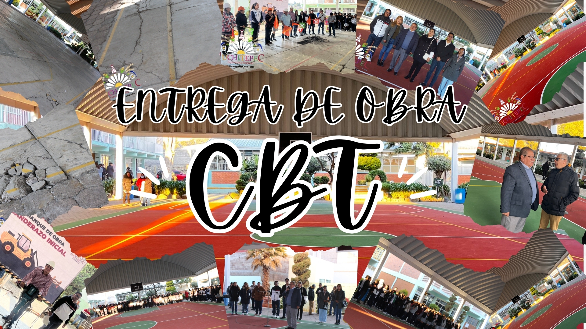 ¡Entrega de Obra: Cancha Deportiva para el CBT Dr...